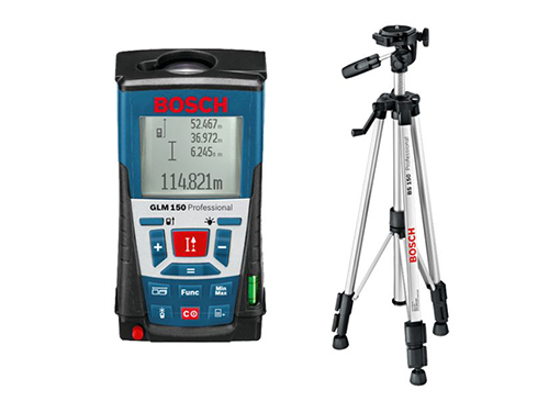 Лазерный дальномер Bosch GLM 150 Professional  + BS 150 (0.615.994.02H) - интернет-магазин Согес