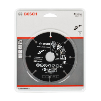 Твердосплавный отрезной круг Bosch Multi Wheel 115 мм - интернет-магазин Согес
