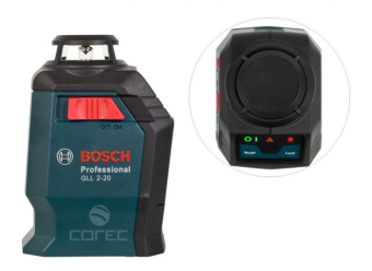 Лазерный уровень Bosch GLL 2-20 Professional + BM3 + кейс (0.601.063.J00) - интернет-магазин Согес