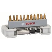Набор Bosch из 11 бит для шуруповерта + держатель для бит - интернет-магазин Согес